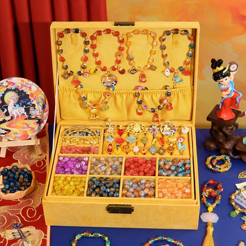 Ожерелье из жемчуга, ханьфу, аксессуар, коробка, подарок на день рождения