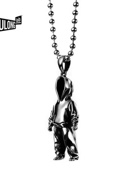 YulongLab原创设计卫衣人项链