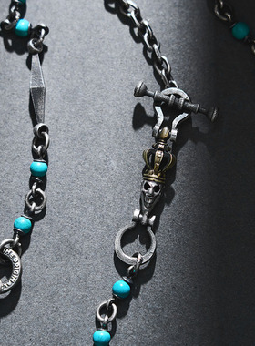 Arthur.k天照翠光松石银饰项链