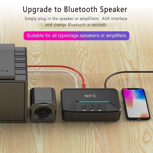 Newest Bluetooth RCA Receiver 5.0 AptX LL NFC 3.5mm Jack Aux - 图2
