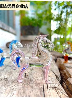 可爱生肖马摆件 ins风简约办公室马到成功P展示柜台装饰品拍摄道,