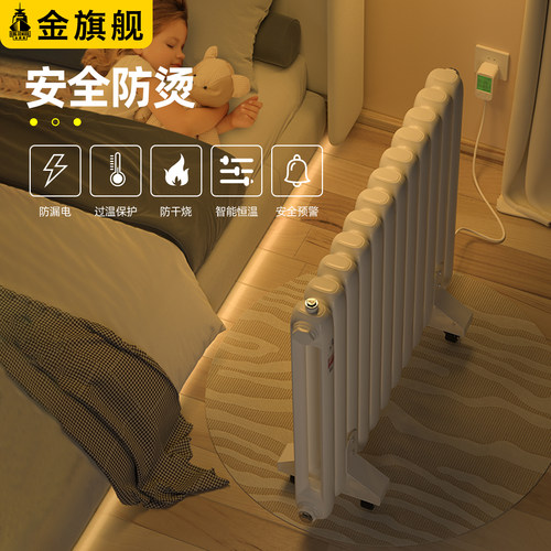 金旗舰家用注水电暖气加水电暖器智能省电水循环移动暖气片取暖器 - 图2