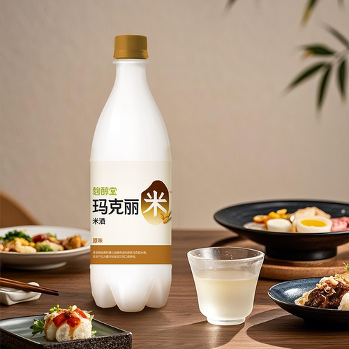 韩国原装进口麴醇堂玛克丽原味米酒20瓶装整箱低度微醺女甜酒包邮 - 图2