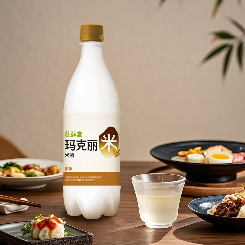 韩国米酒麴醇堂气泡低度微醺原味米酒