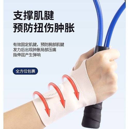 日本护腕手腕扭伤腱鞘劳损专用护套男女薄款运动健身关节固定腕带 - 图0