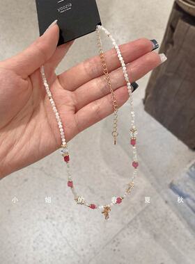 韩国饰品小众高级感锁骨轻奢项链