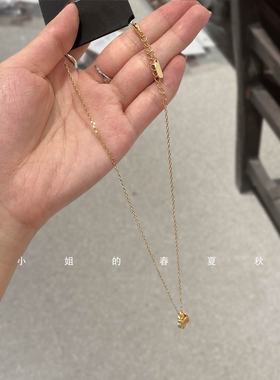 韩国饰品气质百搭红色爱心项链