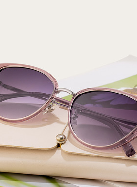 气质姐！不挑人猫眼！欧美时尚猫眼偏光太阳镜女款个性防晒墨镜