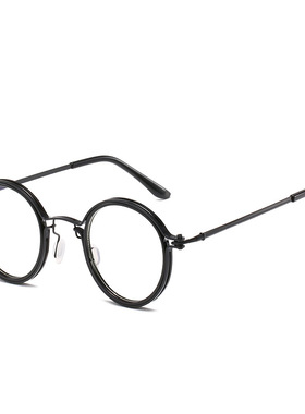 复古风！圆框太阳镜扫黑风暴孙红雷同款墨镜复古小框太阳镜