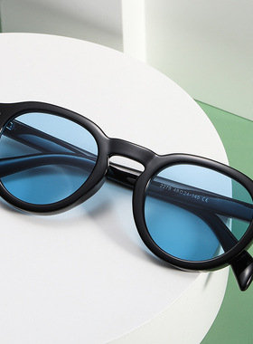 清仓！潮色RAPPER！欧美复古DB同款墨镜女潮圆框太阳镜