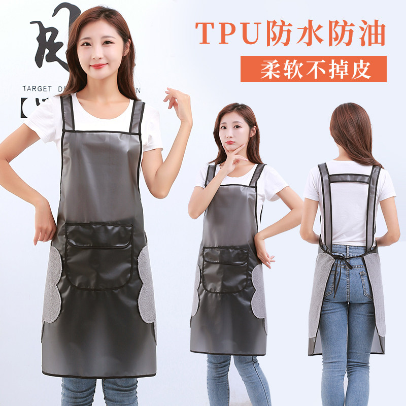 防水防油男女家用厨房做饭洗碗围裙 夕嫣雪围裙