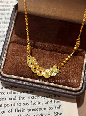 尚银轩纯银S925银项链碎冰冰项链余生有你锁骨链七夕情人节送女友