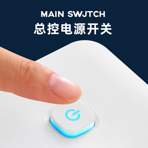 米白家用插排插座办公智能接线板插座多功能带线排插拖线板插板 - 图2