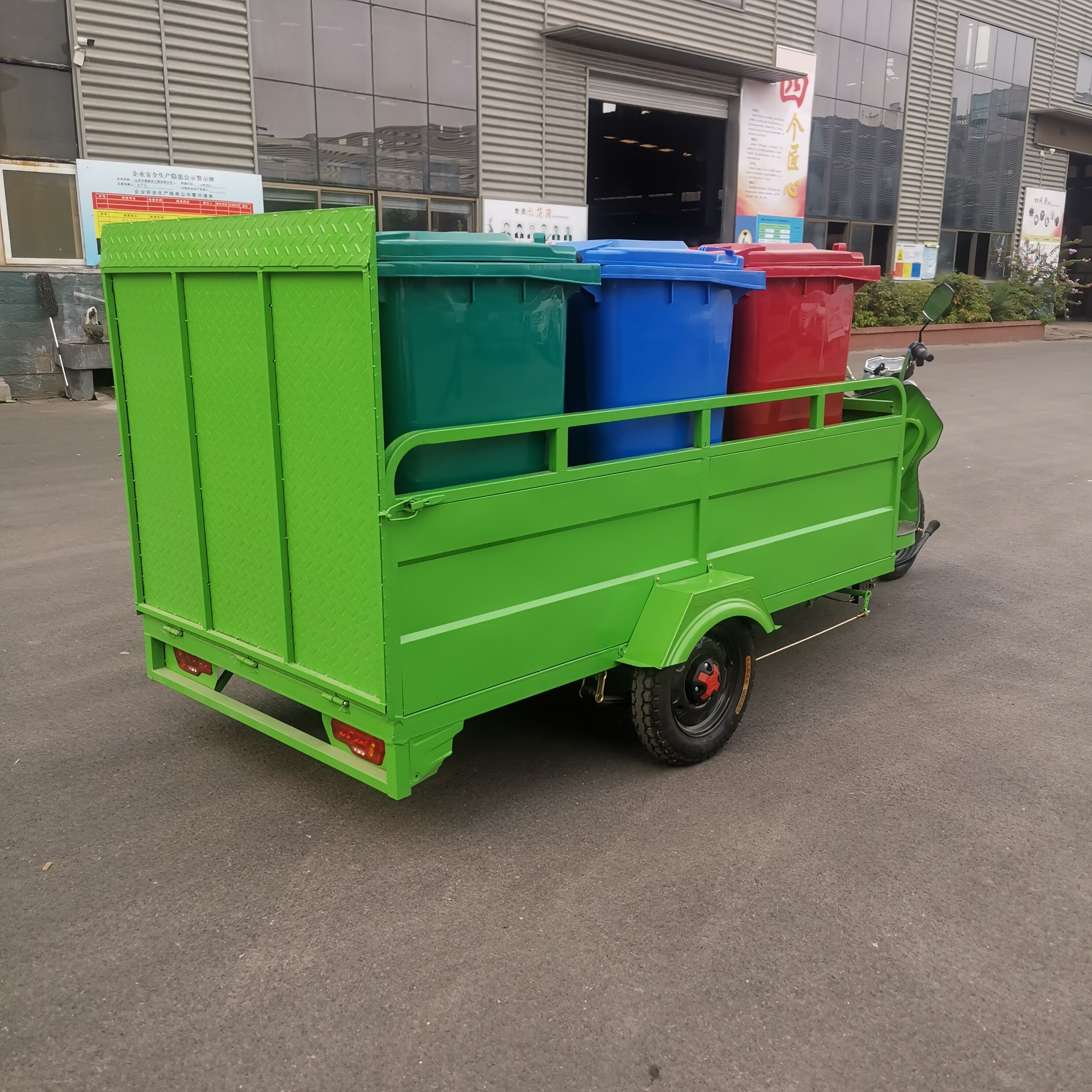 双四六八桶电动三轮垃圾清运车垃圾桶运输车环卫转运车垃圾车小区
