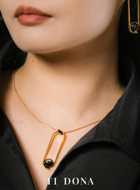 TIDONA权利系列金耀石锁骨链