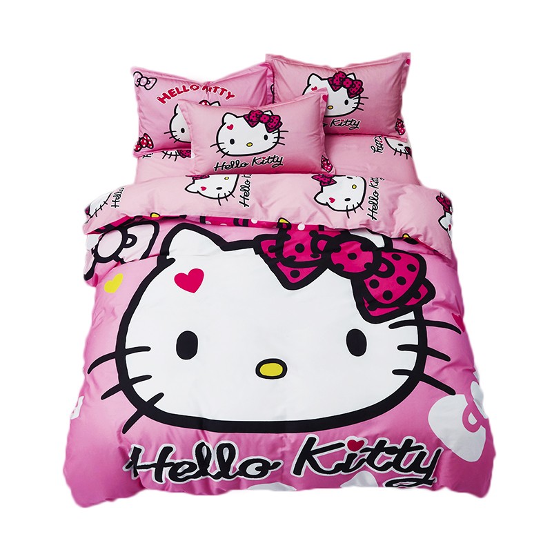 hellokitty被套单件纯棉150cmx210cm全棉被罩2米x2米3定制尺寸 - 图3