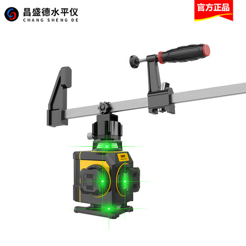 红外线水平仪高精度8线抹灰打点贴墙砖砌墙绿光自动打线强光细线 - 图3
