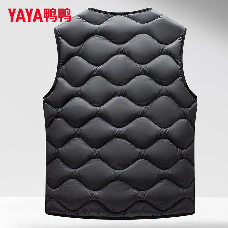 鸭鸭情侣羽绒马甲女2025秋冬新品短款圆领保暖百搭上衣内搭外套男,淘宝优惠券,粉丝福利购,淘宝优惠卷