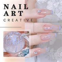 Nail Stamper Set Jelly Head With Scraper Nail Art Template