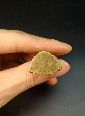 黄铜弥勒笑佛摆件手把仿古