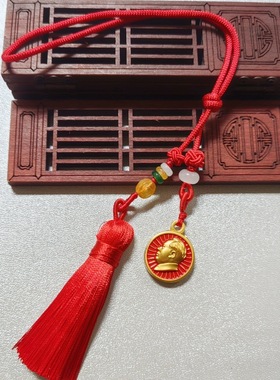 新款车挂毛主席包挂件红色旅游景点汽车挂件男女佩戴饰品车载用品