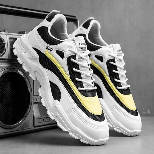 Tide, демисезонные туфли, модная трендовая универсальная спортивная обувь для отдыха, осенние, тренд сезона, в корейском стиле, подходит для подростков