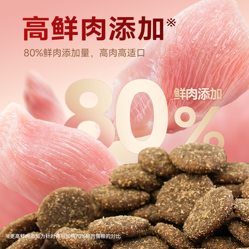 会员试用装|82.1%减油弗列加特鲜肉天然猫粮膨化粮100g×2 - 图1