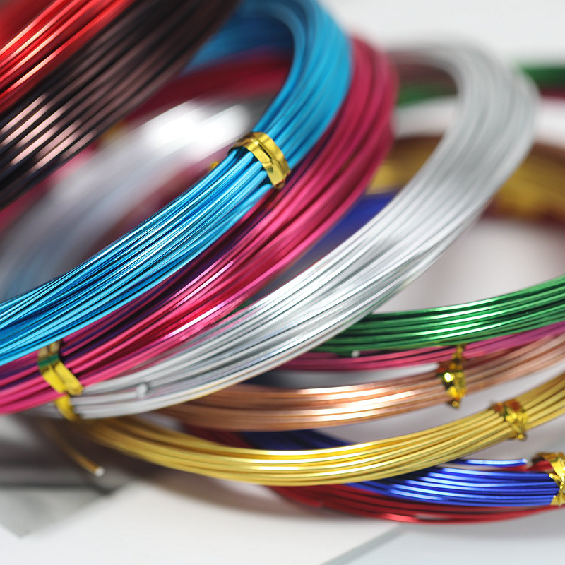 diy手工材料彩色铝线铝丝金属丝扎丝工艺品定形造型园艺摆件盆景,淘宝优惠券,粉丝福利购,淘宝优惠卷