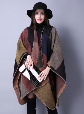 Women winter scarf warm shawl knit cloak шарф шаль