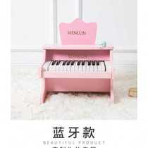 儿童钢琴玩具25键迷你小钢琴初学木质宝宝周岁礼物可弹奏音乐琴o