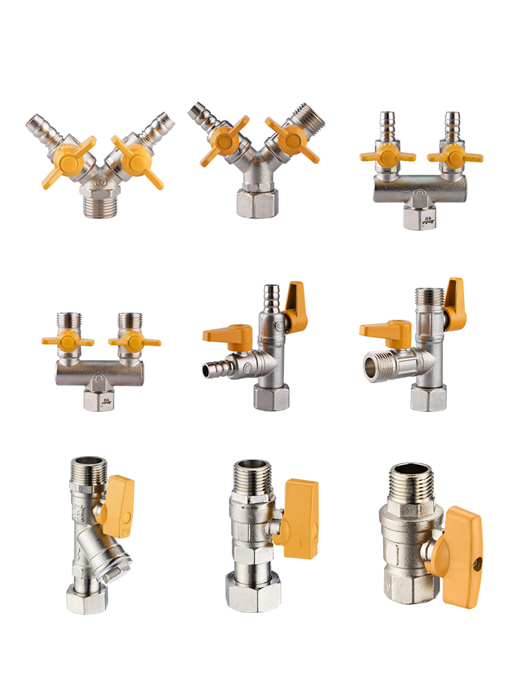 燃气阀门三通全铜天然气阀门带开关燃气管煤气软管接头家用球阀