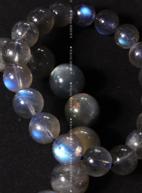 元荷灰月光手串拉长石一图一物