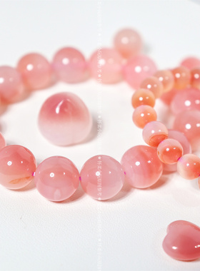 怀柔家情侣蜜桃玛瑙盐源手串