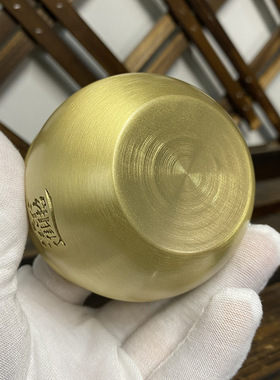 铜缸摆件招财进宝缸纯铜黄铜招财缸百福缸零钱罐办公室家居客厅