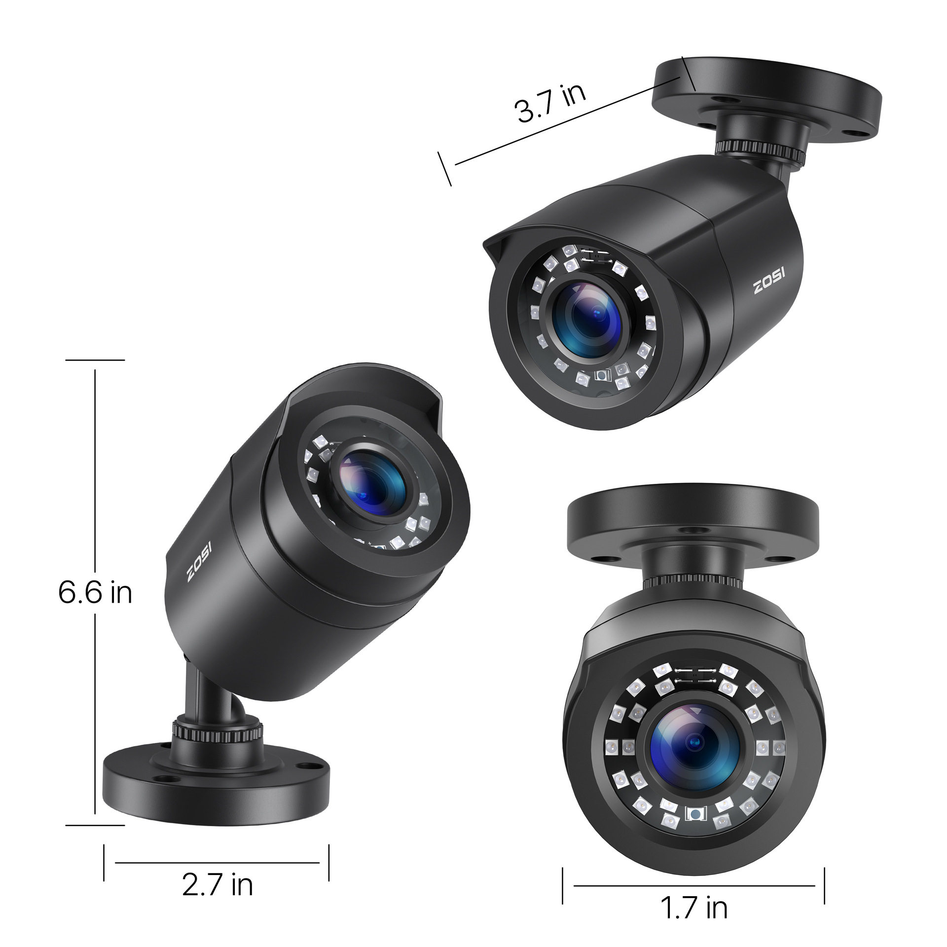 2 million simulated outdoor home camera four-in-one smart security waterproof monitor for cross-border monitoring