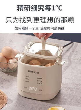 德国煮蛋器蒸蛋器多功能自动断电家用小型迷你宿舍煮鸡蛋早餐神器