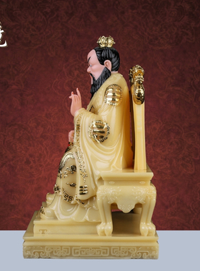 汉白玉张天师神像正一真人供奉