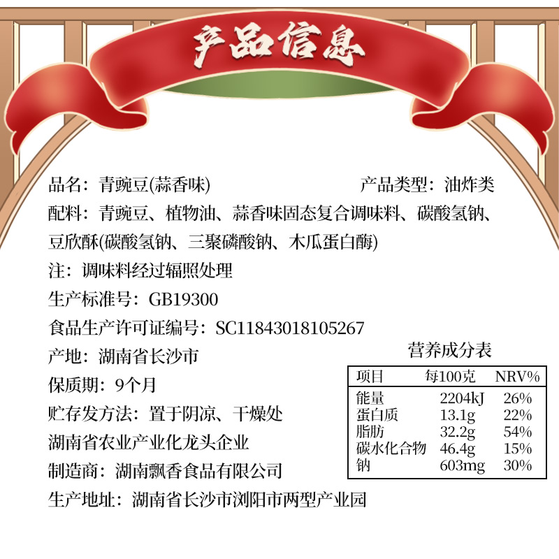 小食嘴蒜香青豌豆小包装袋装青豆休闲宿舍解馋食品批发零食大礼包 - 图2