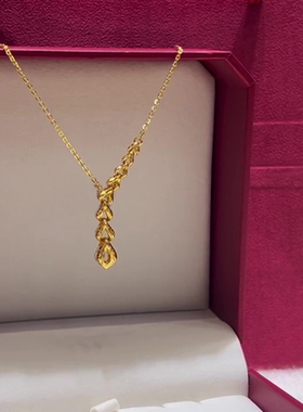 金色麦穗项链女款2026新款爆款