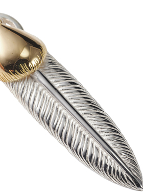 GODSUNS男纯银金贝吊坠