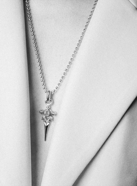 GOGOLLAM指针纯银吊坠项坠男女