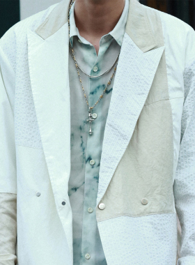 GEROCHRISTO复古纯银双层项链