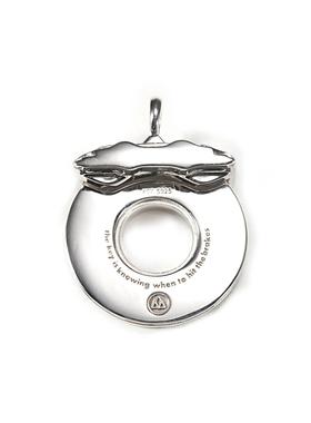 刹车盘吊坠VEIL纯银镶嵌宝石男女