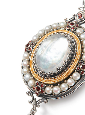 希腊手作皇室系列宫廷气质吊坠