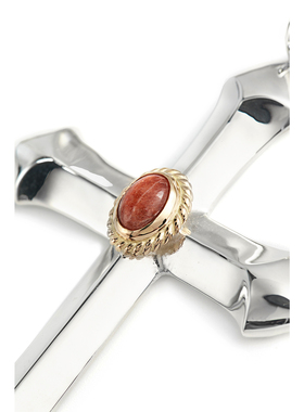 GODSUNS大号太阳石十字架吊坠