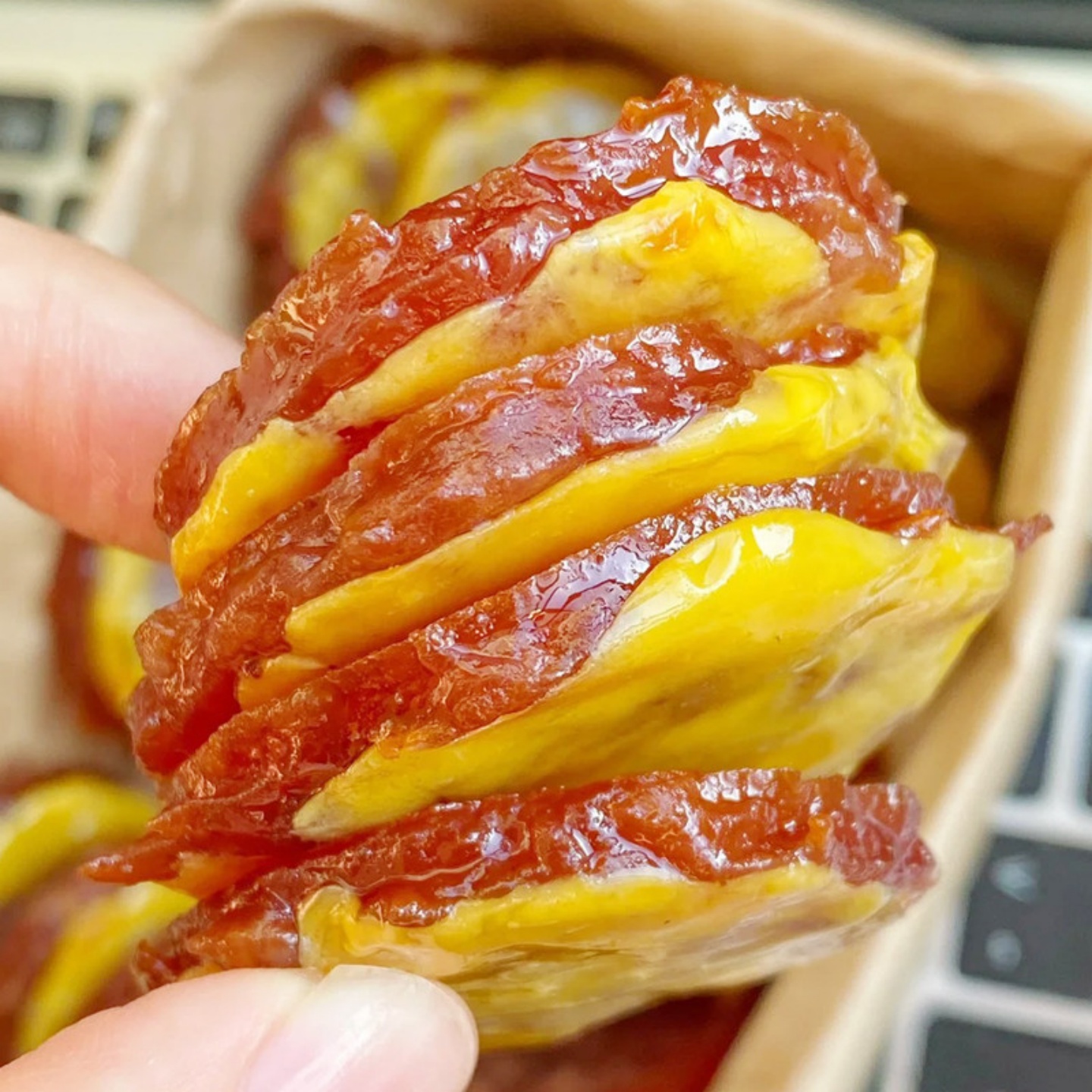 Cheesy pork jerky, high-protein jerky, ready-to-eat snacks to relieve cravings, rich in meat flavor