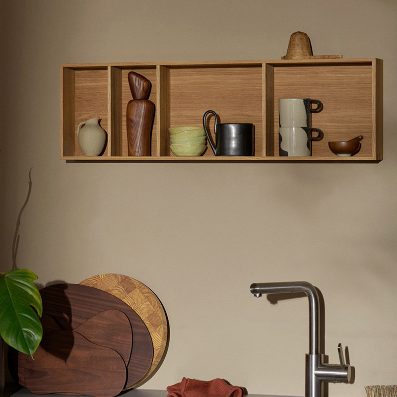 Ferm Living Bon Shelf墙上开放式收纳柜简约装饰柜书籍置物架,淘宝优惠券,粉丝福利购,淘宝优惠卷