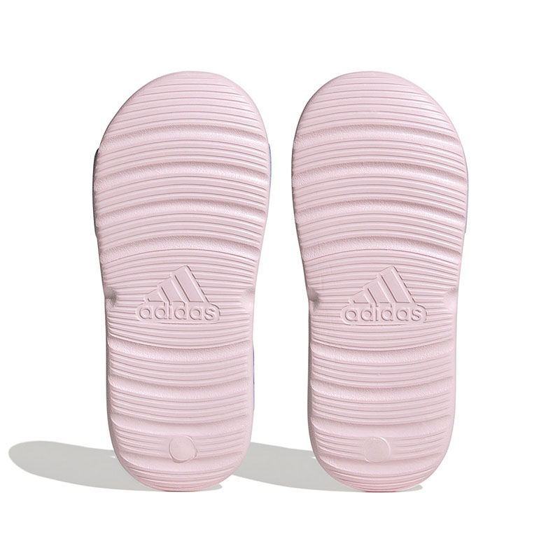 Adidas阿迪达斯2023年夏新款迪士尼女童运动魔术贴露趾凉鞋FZ6485