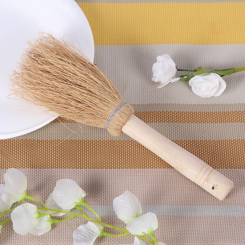 刷锅刷子厨房用椰棕天然洗锅刷洗锅神器长柄手工棕椰洗锅刷洗碗刷 - 图2