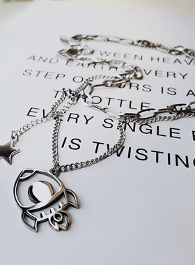 钛钢男女简约个性小众百搭项链